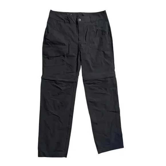Columbia Mens Convertible Hiking Pants Gray Size 14Nylon Lightweight Outdoor